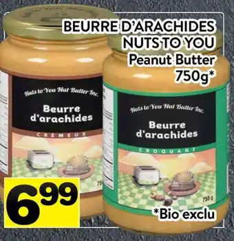 Supermarché PA BEURRE D'ARACHIDES NUTS TO YOU offer