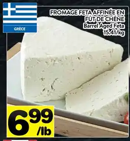 Supermarché PA FROMAGE FETA AFFINÉE EN FÛT DE CHÊNE | BARREL AGED FETA offer