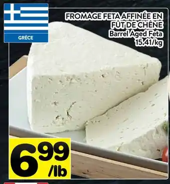 Supermarché PA FROMAGE FETA AFFINÉE EN FÛT DE CHÊNE | BARREL AGED FETA offer