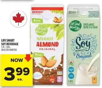 Metro Life smart soy beverage offer