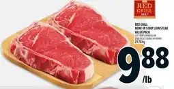 Metro Red grill bone-in strip loin steak value pack offer