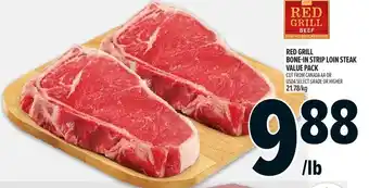 Metro Red grill bone-in strip loin steak value pack offer