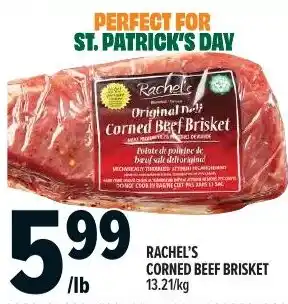 Metro Rachel's corned beef brisket offer