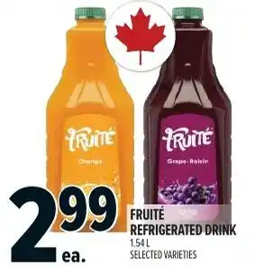 Metro Fruite refrigerated drink offer