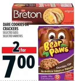 Metro Dare cookies or crackers offer