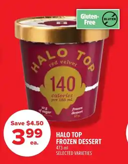 Metro Halo top frozen dessert offer