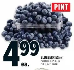 Metro Blueberries pint offer