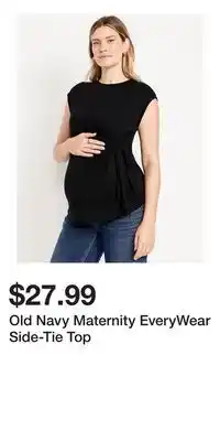 Old Navy Old Navy Maternity EveryWear Side-Tie Top offer