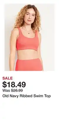 Old Navy Old Navy Ribbed Swim Top offer