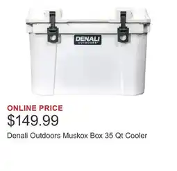 Costco Denali Outdoors Muskox Box 35 Qt Cooler offer