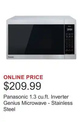 Costco Panasonic 1.3 cu.ft. Inverter Genius Microwave - Stainless Steel offer