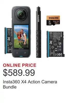 Costco Insta360 X4 Action Camera Bundle offer