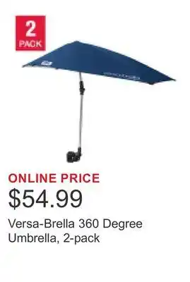 Costco Versa-Brella 360 Degree Umbrella, 2-pack offer