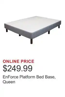 Costco EnForce Platform Bed Base, Queen offer