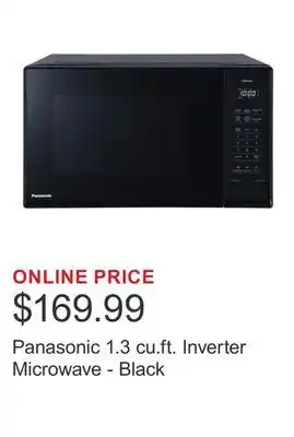 Costco Panasonic 1.3 cu.ft. Inverter Microwave - Black offer