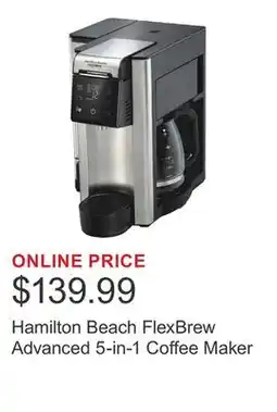 Costco Hamilton Beach FlexBrew Advanced 5-in-1 Coffee Maker offer