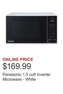 Costco Panasonic 1.3 cuft Inverter Microwave - White offer