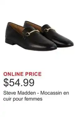 Costco Steve Madden - Mocassin en cuir pour femmes offer