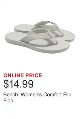 Costco Bench. Women's Comfort Flip Flop offer