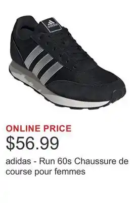 Costco adidas - Run 60s Chaussure de course pour femmes offer