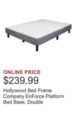 Costco Hollywood Bed Frame Company EnForce Platform Bed Base, Double offer