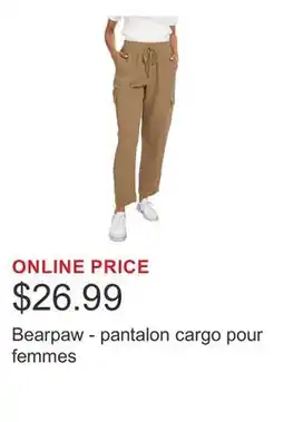 Costco Bearpaw - pantalon cargo pour femmes offer