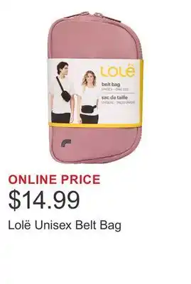 Costco Lolë Unisex Belt Bag offer