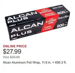 Costco Alcan Aluminum Foil Wrap, 11.8 in. × 656.3 ft offer