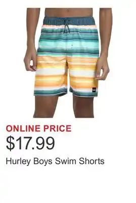 Costco Hurley Boys Swim Shorts offer