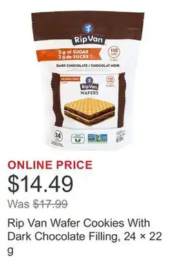 Costco Rip Van Wafer Cookies With Dark Chocolate Filling, 24 × 22 g offer