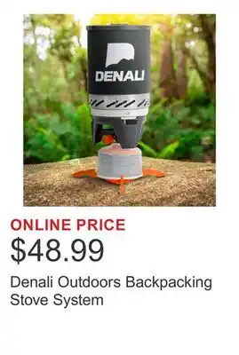 Costco Denali Outdoors Backpacking Stove System offer