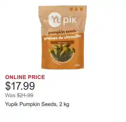 Costco Yupik Pumpkin Seeds, 2 kg offer