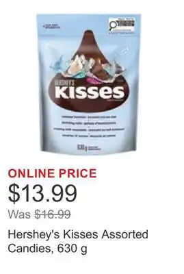 Costco Hershey's Kisses Assorted Candies, 630 g offer