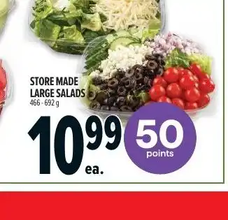 Metro Store made large salads offer