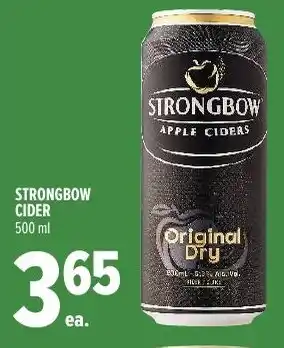 Metro Strongbow cider offer