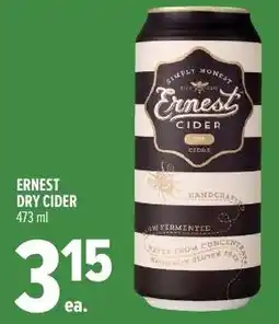 Metro Ernest dry cider offer