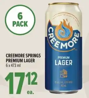 Metro Creemore springs premium lager offer