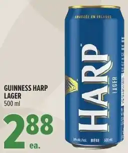 Metro GUINNESS HARP LAGER offer