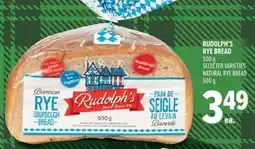 Metro Rudolph's rye bread offer