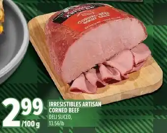 Metro Irresistibles artisan corned beef offer