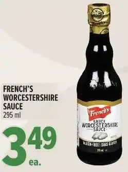 Metro French's worcestershire sauce offer