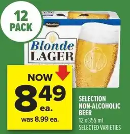 Metro Selection non-alcoholic beer offer