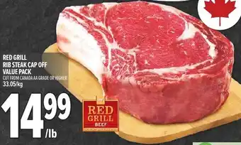 Metro Red grill rib steak cap off value pack offer