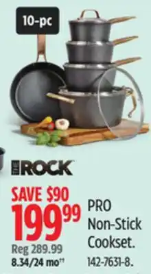 Canadian Tire The Rock PRO Non-Stick Cookset offer