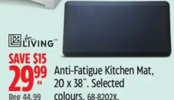 Canadian Tire FOR LIVING Anti-Fatigue Kitchen Mat, 20 x 38˝ offer