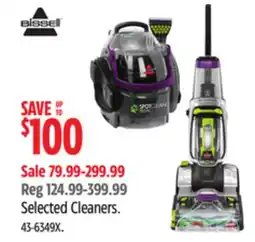 Canadian Tire Bissell Selected Cleaners offer