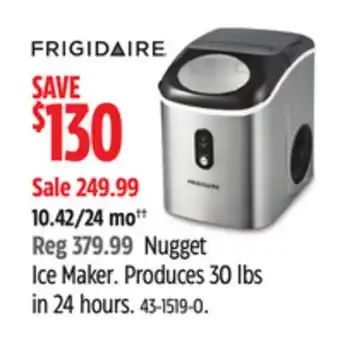 Canadian Tire Frigidaire Nugget Ice Maker offer