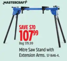 Canadian Tire Mastercraft Mitre Saw Stand with Extension Arms offer