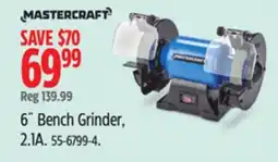 Canadian Tire Mastercraft 6˝ Bench Grinder, 2.1A offer