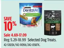 Canadian Tire Paws Up Selected Dog Treats offer